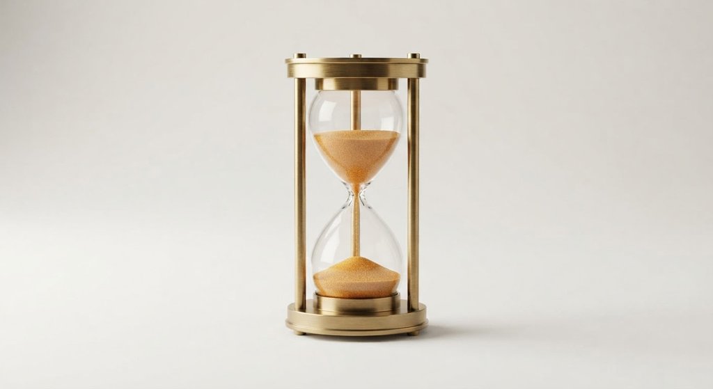 Brass Hourglass Timer