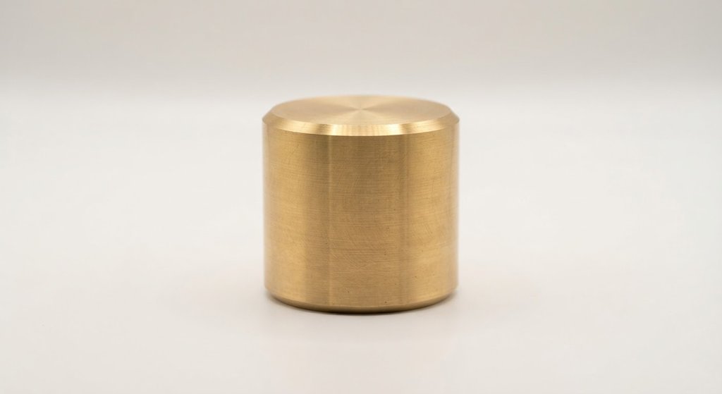 Brass Cylinder Paperweight
