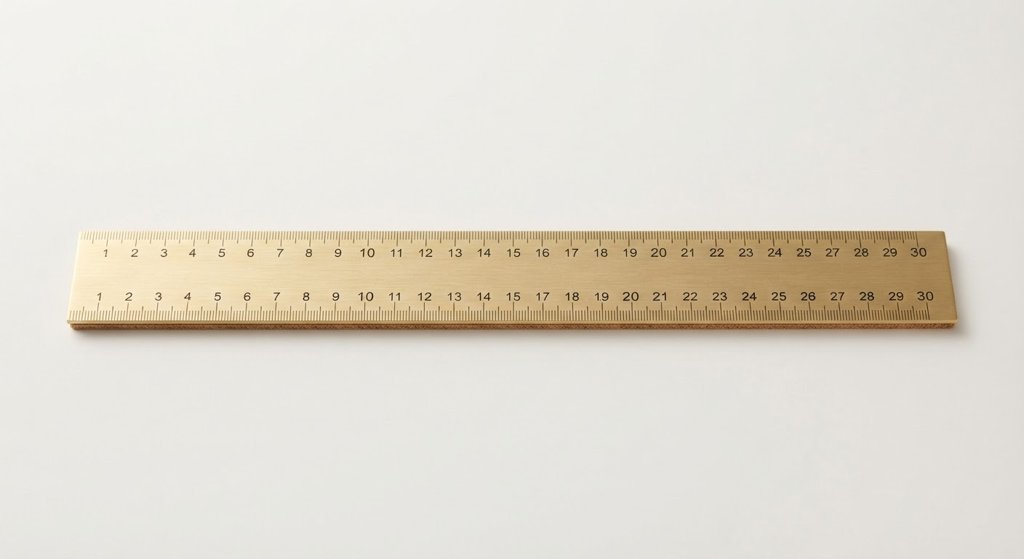 Brass Ruler 300mm