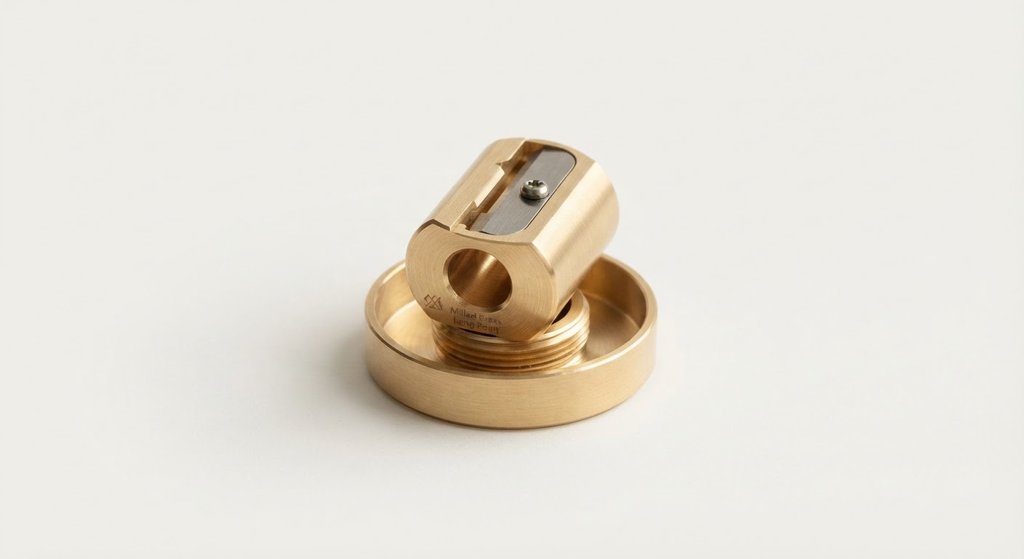 Brass Pencil Sharpener