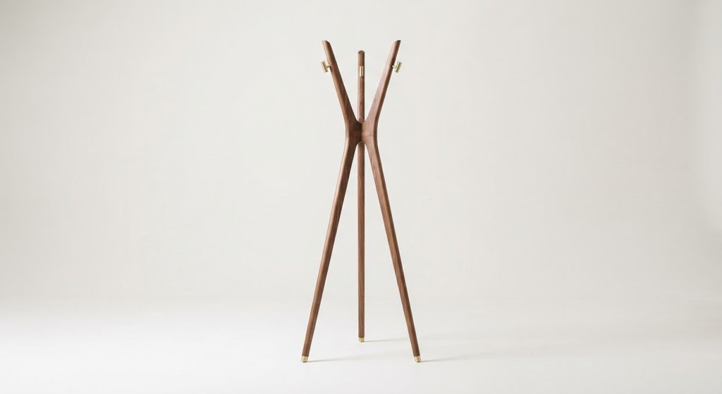 Walnut Coat Rack