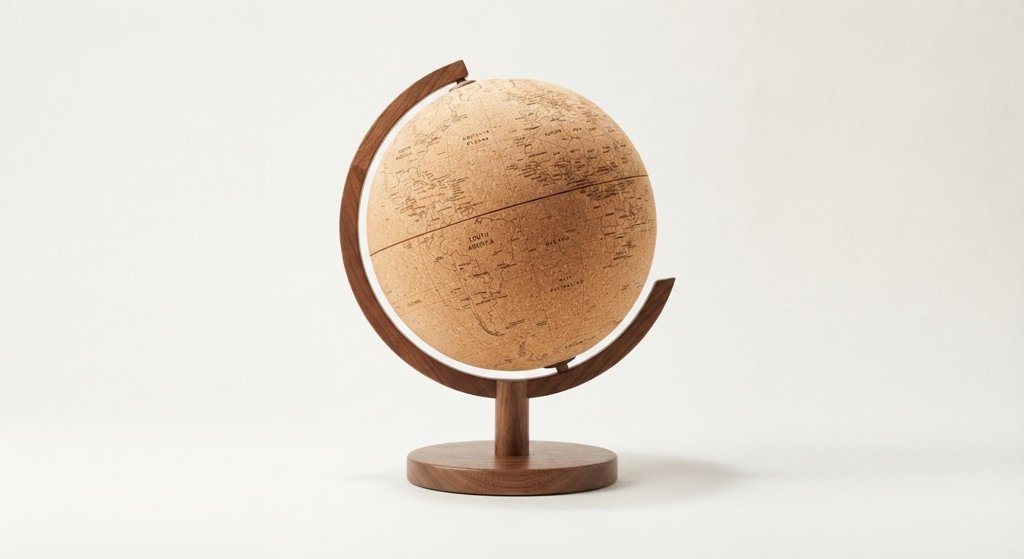 Cork Desk Globe