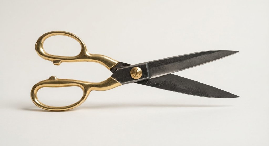 Brass Desk Scissors