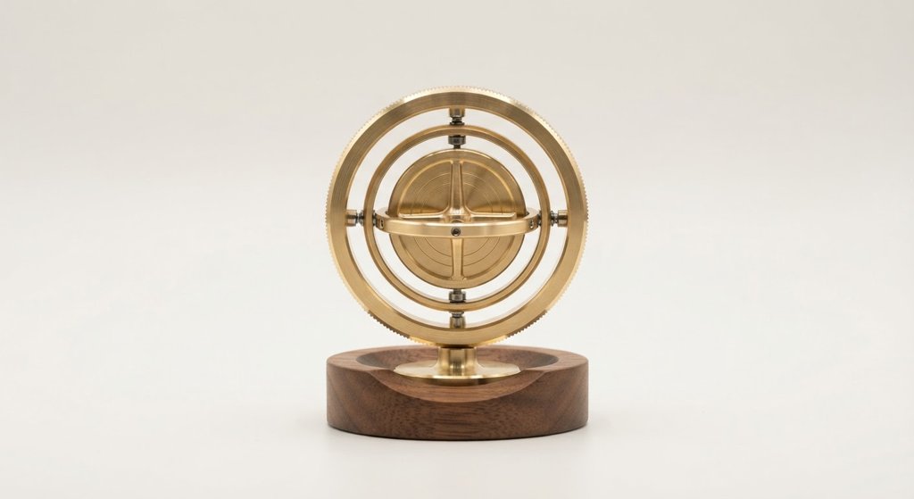 Precision Brass Gyroscope