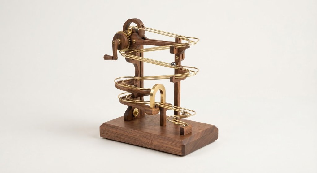 Brass Marble Run
