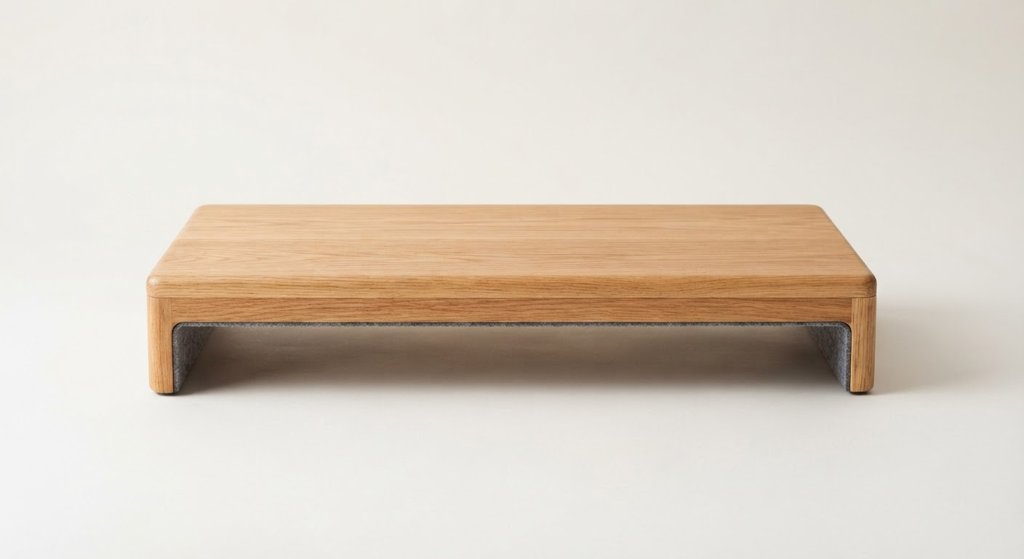 White Oak Monitor Riser