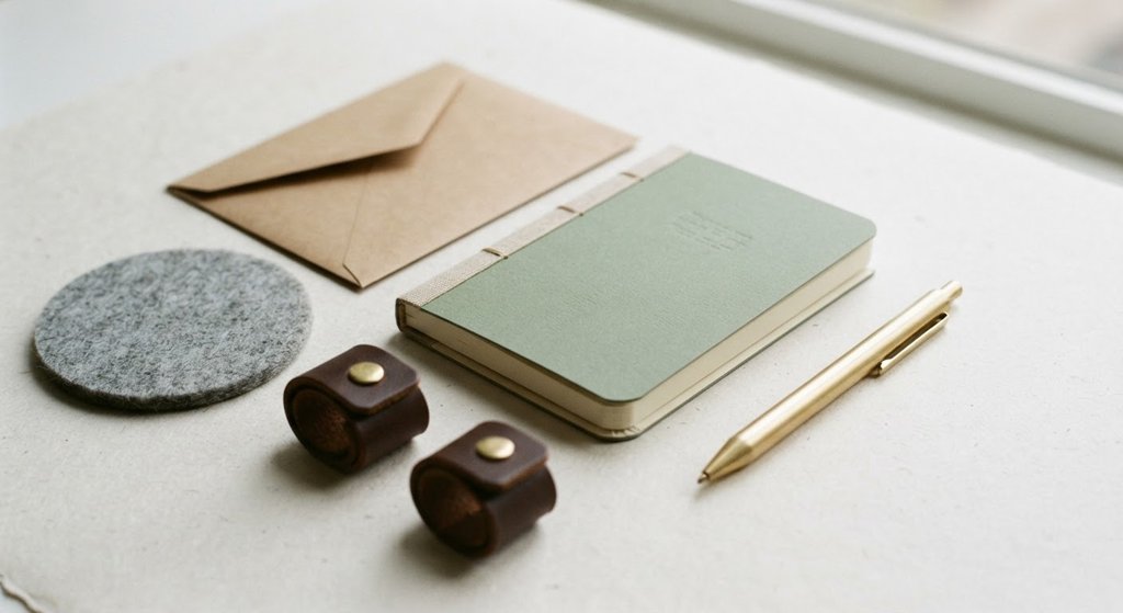Desk Drop contents laid out