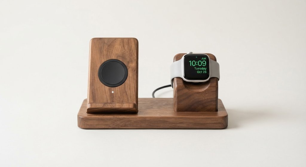 Walnut Charging Dock