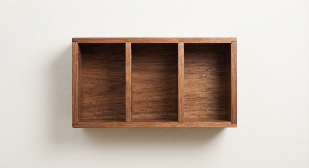 Walnut Mail Sorter